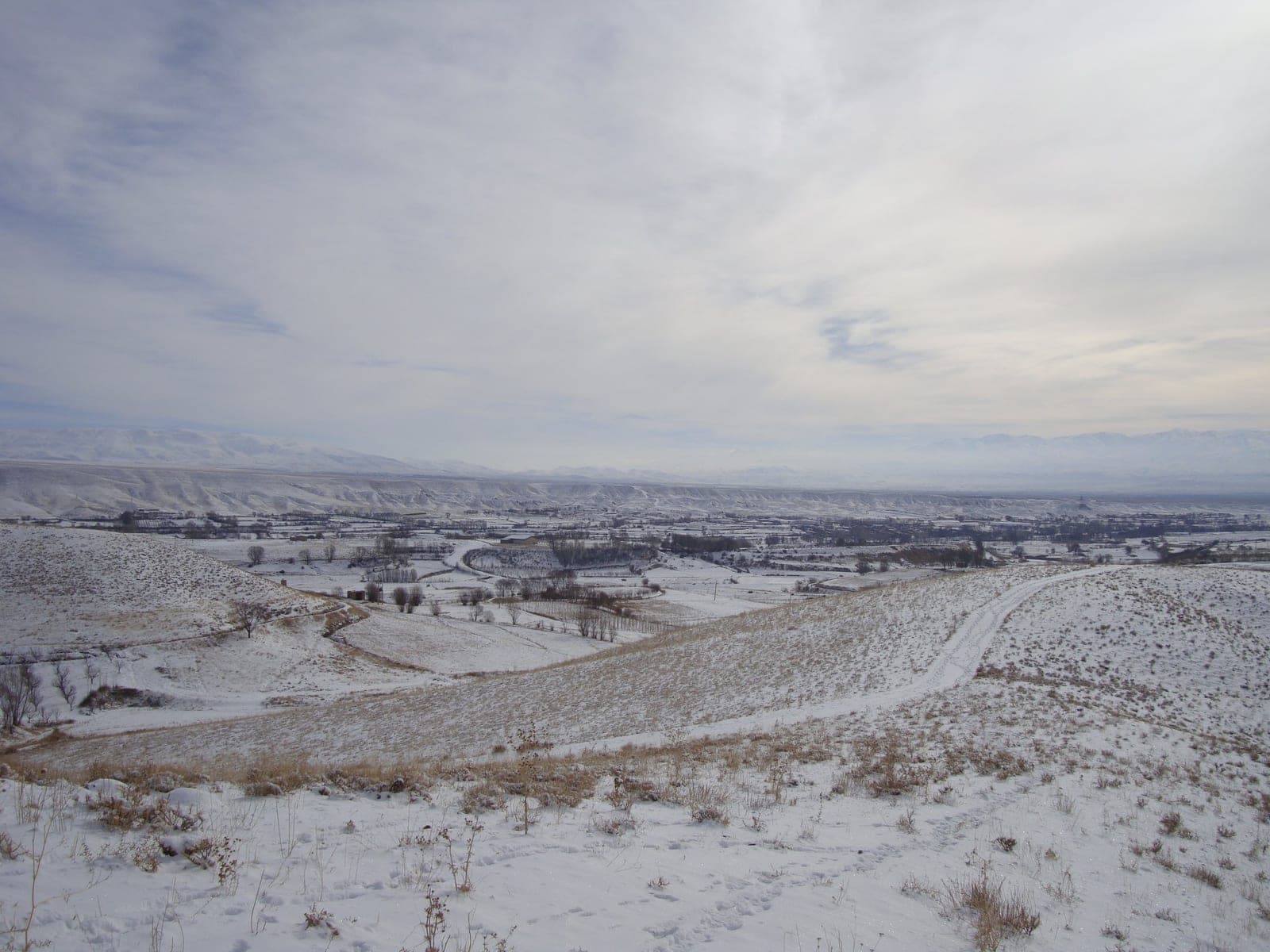 Sarab-Ebene im Winter