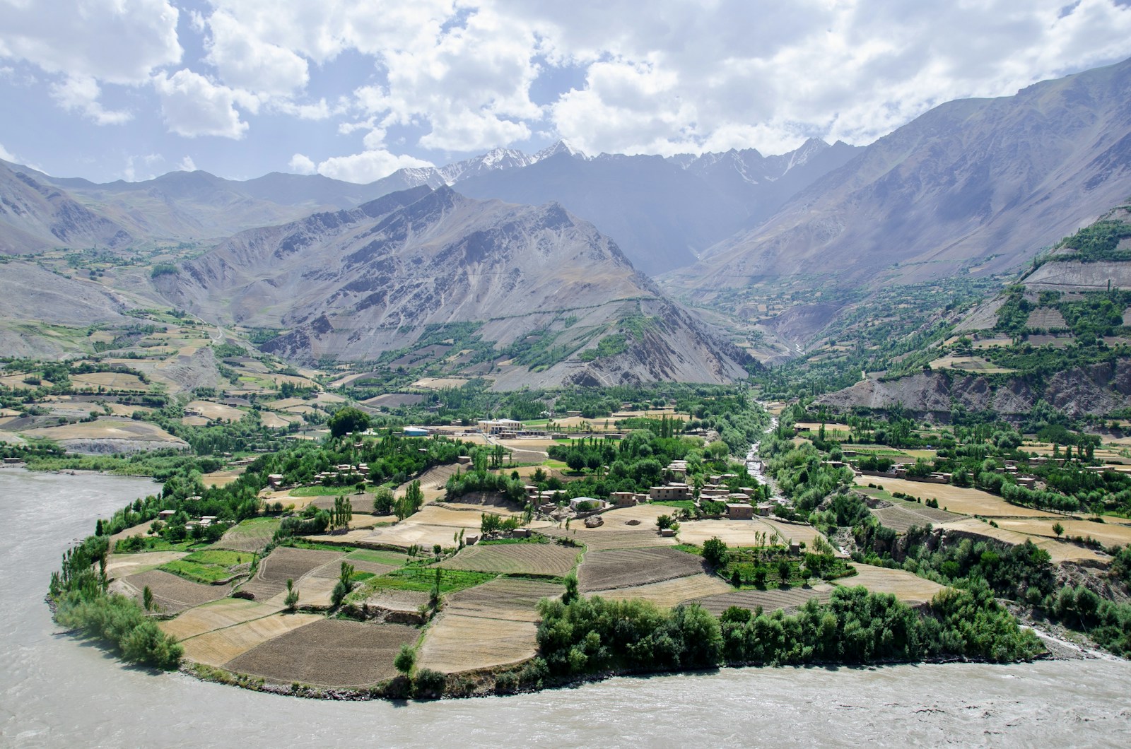 Afghanistan from the Pamir highway