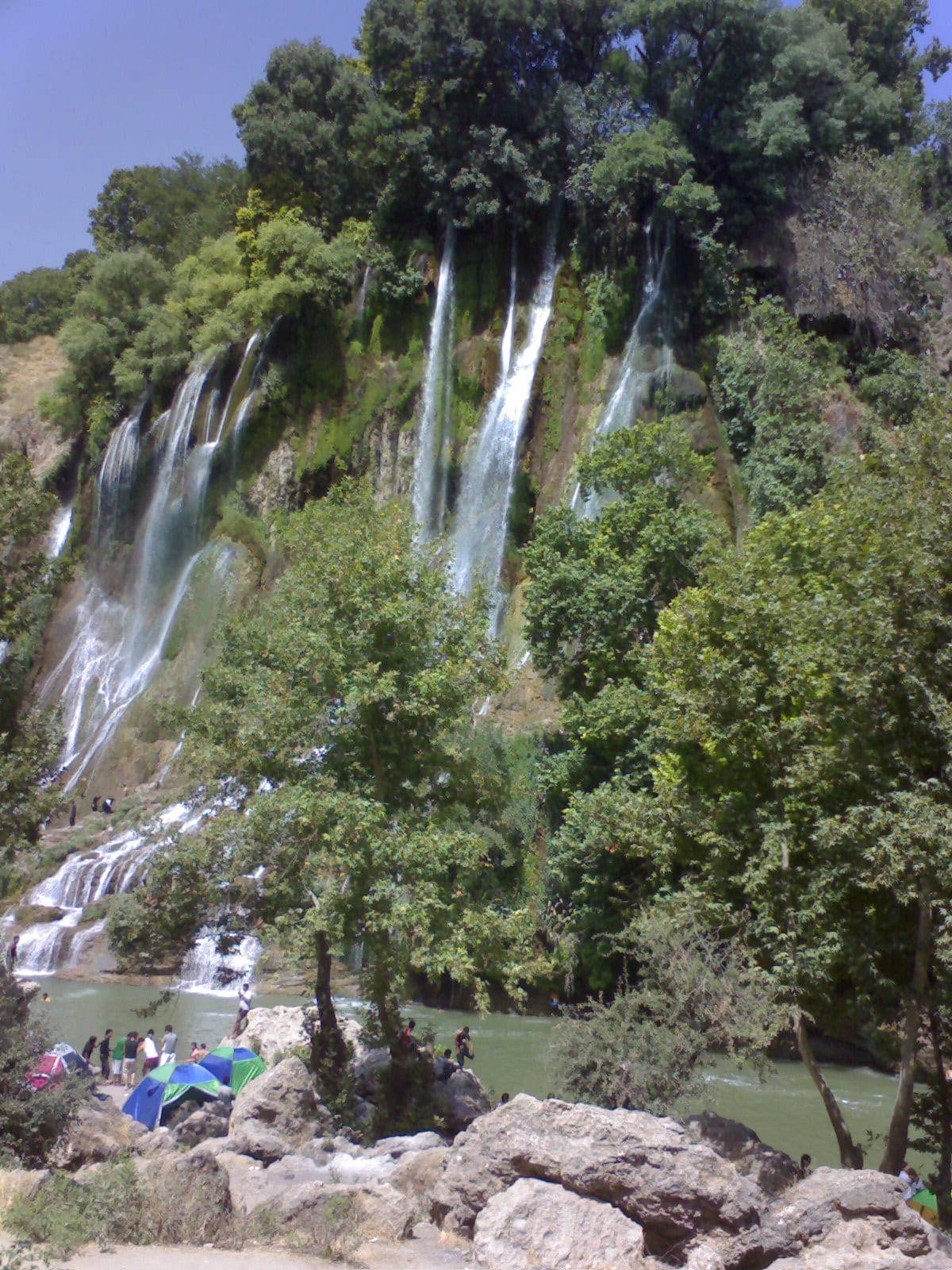 Bisheh-Wasserfall in Lorestan