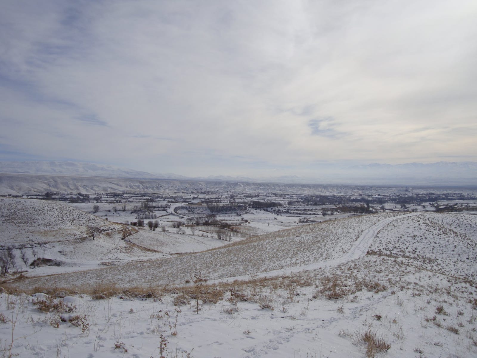 Sarab-Ebene im Winter