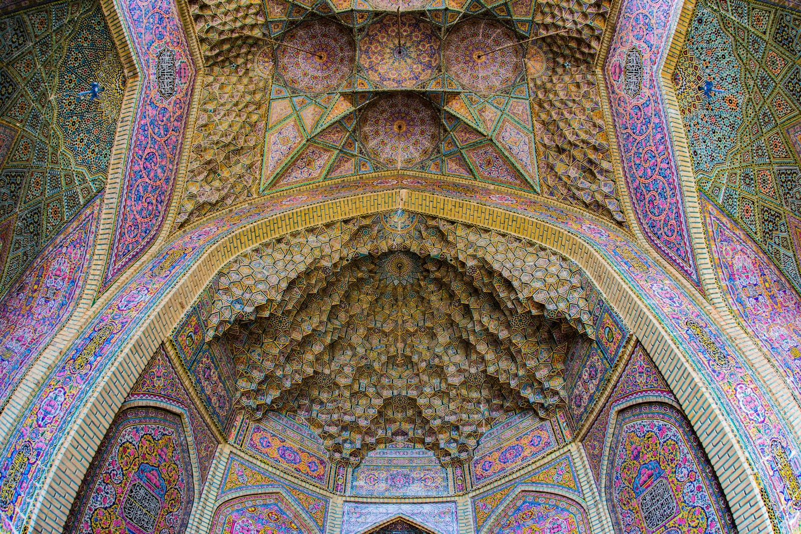 Nasir-al-Mulk Mosque is a famous mosque in Shiraz